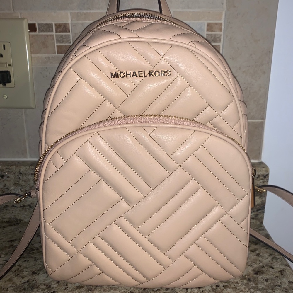 Blush color Michael Kors Back Pack